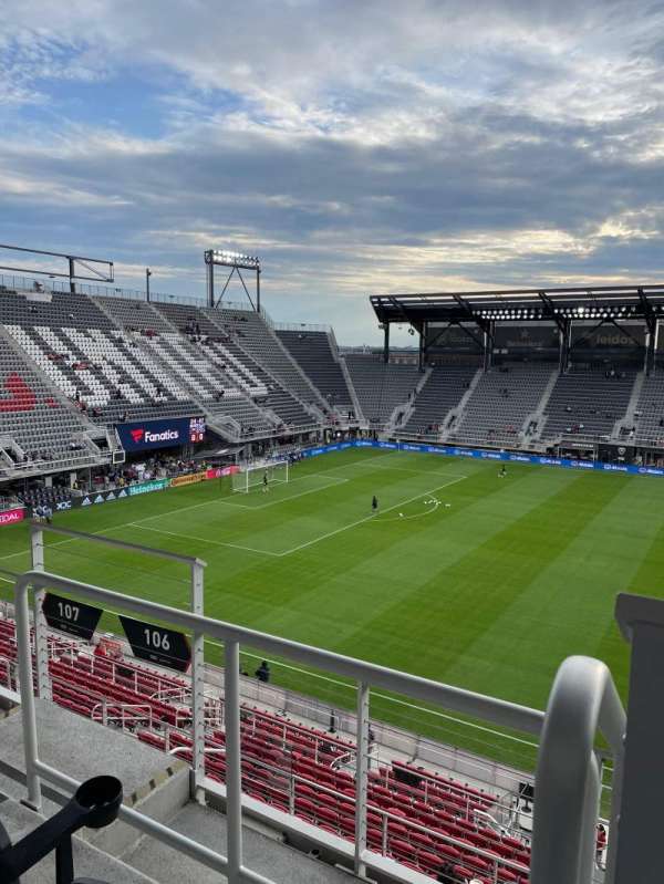 Audi Field, section: 106, row: 4, seat: 8