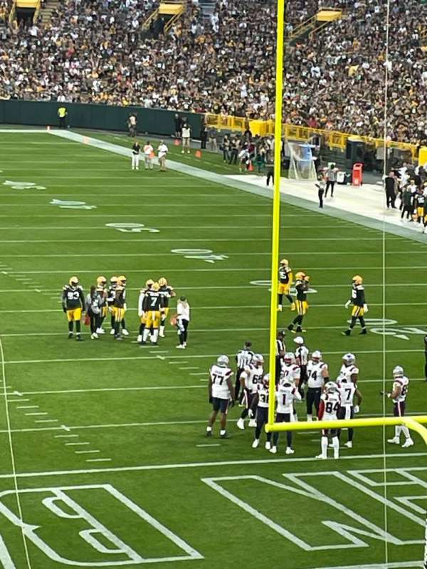 Lambeau Field, section: 103, row: 40, seat: 35