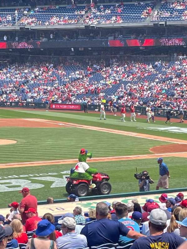 Citizens Bank Park, section: 131, row: 19, seat: 14