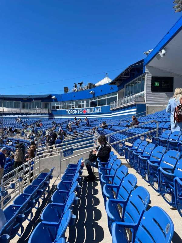 TD Ballpark, section: 210, row: 3, seat: 11