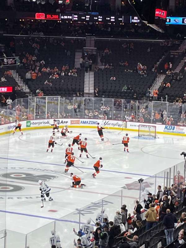 Xfinity Mobile Arena, section: Club J