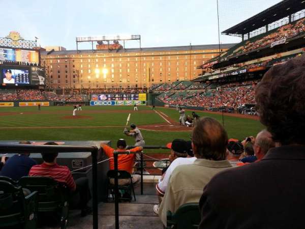 Oriole Park at Camden Yards, section: 46, row: 8, seat: 6