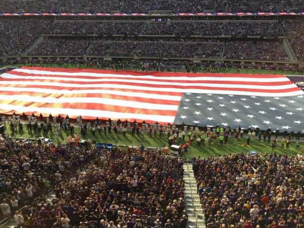 U.S. Bank Stadium, section: C2, row: 1, seat: 4
