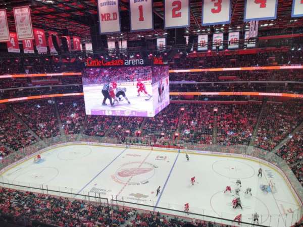 Little Caesars Arena, section: 210, row: 2, seat: 6