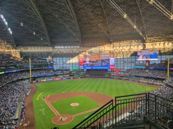 American Family Field, section: 420, row: 10, seat: 19