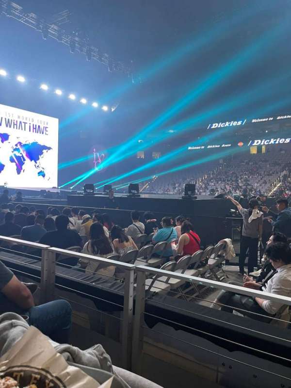 Dickies Arena, section: 124, row: 2, seat: 4