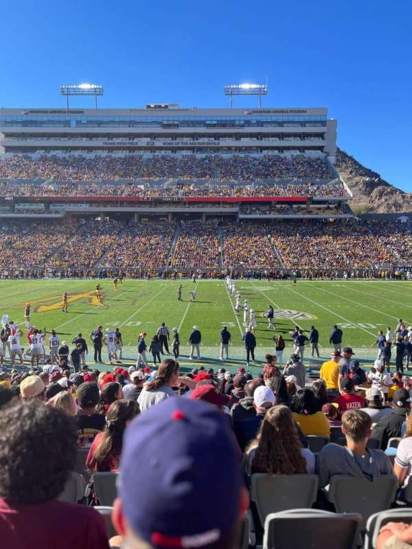 Mountain America Stadium, section: 28, row: 18, seat: 5