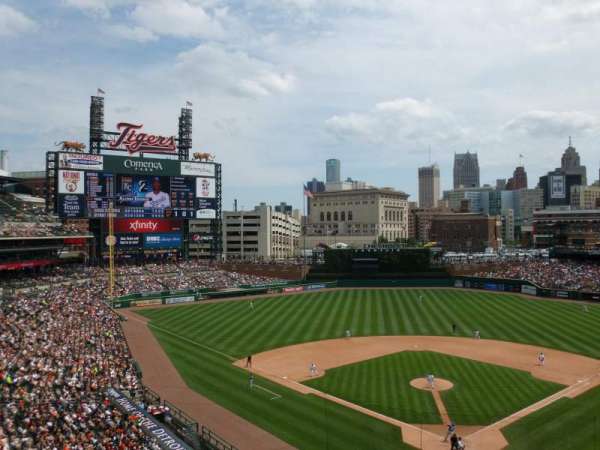 Comerica Park, section: 328, row: A, seat: 10