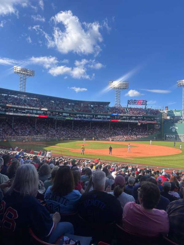 Fenway Park, section: Loge Box 101, row: KK, seat: 5