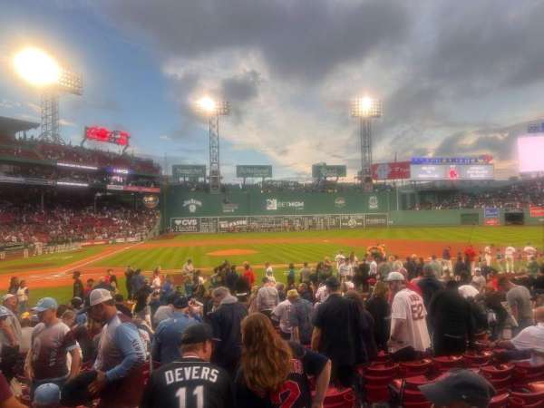 Fenway Park, section: Loge Box 120, row: AA, seat: 2