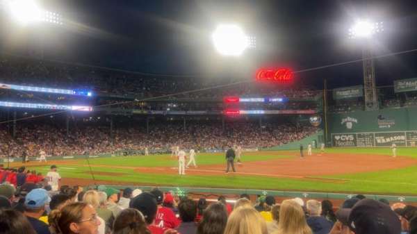 Fenway Park, section: Field Box 16, row: H, seat: 4