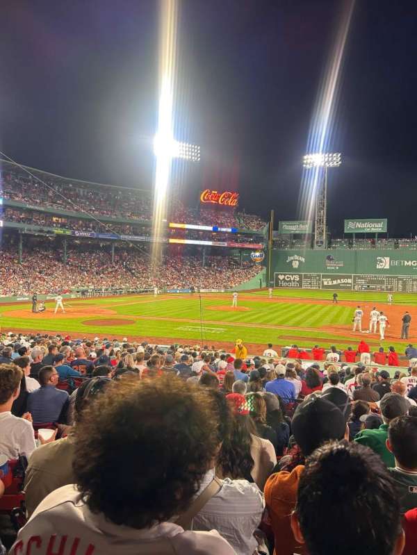 Fenway Park, section: Loge Box 113, row: GG, seat: 4