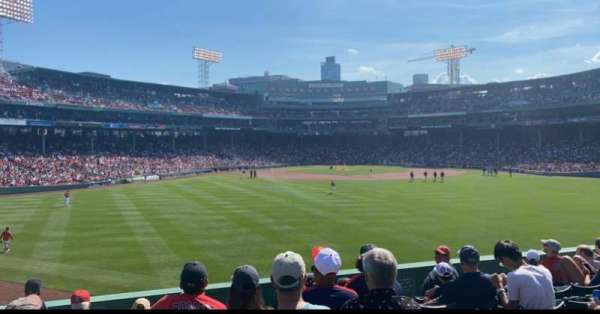 Fenway Park, section: Bleacher 36, row: 8