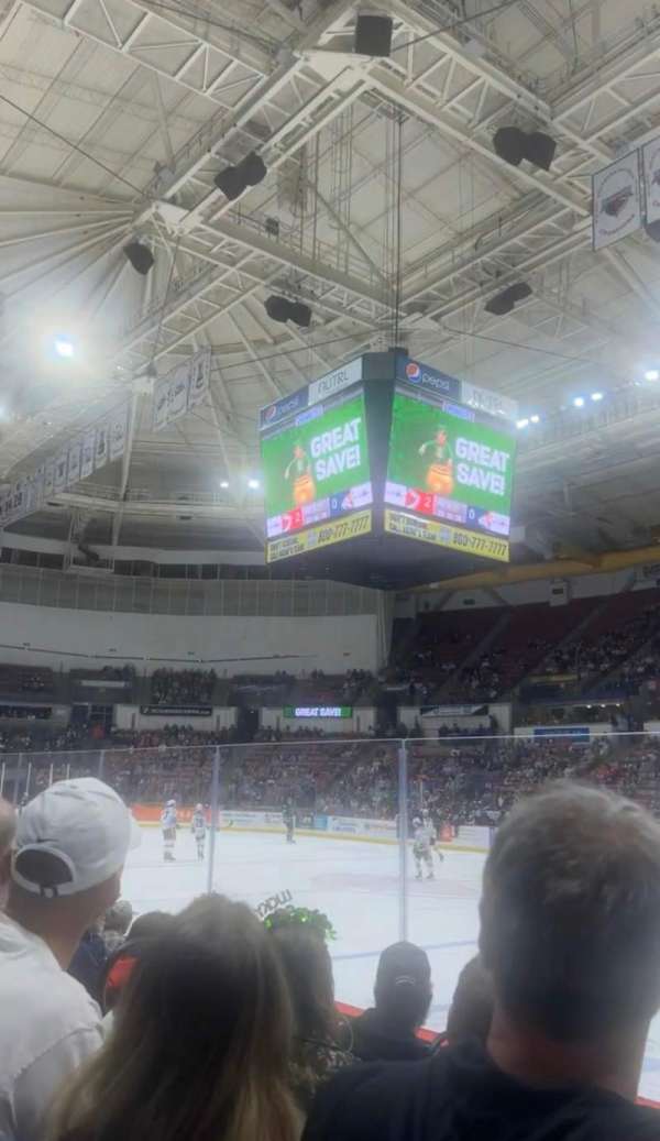 North Charleston Coliseum, section: 108, row: A