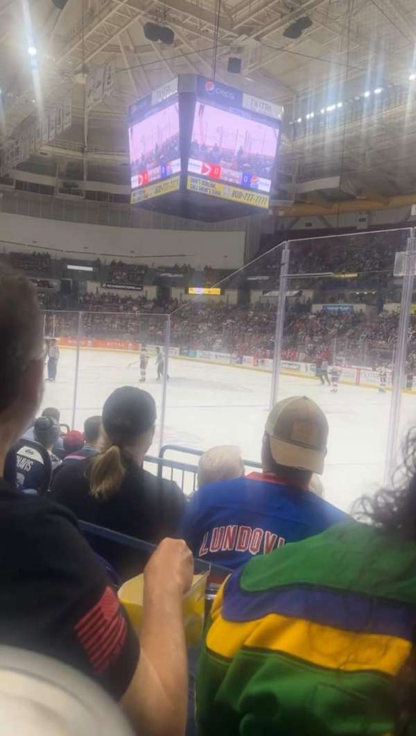 North Charleston Coliseum, section: 106, row: B