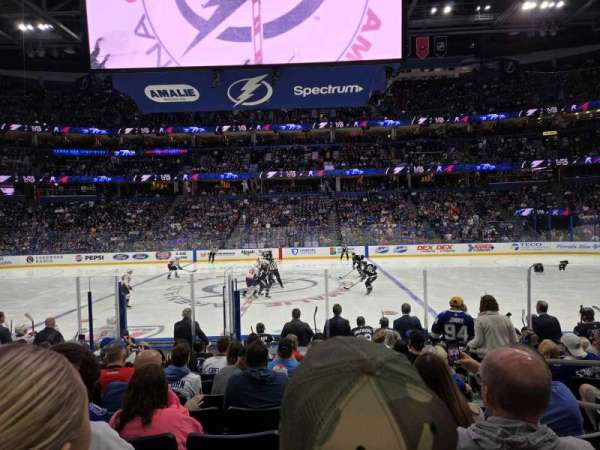 Benchmark International Arena, section: 101, row: M, seat: 3