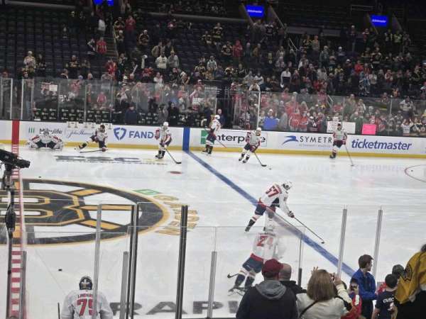 TD Garden, section: 12, row: 15, seat: 11
