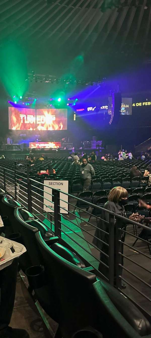 Oakland Arena, section: 113, row: A4, seat: 3