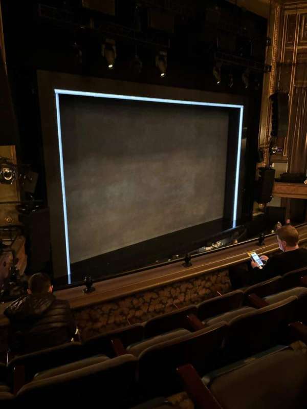 Nederlander Theatre, section: Mezzanine L, row: D, seat: 21