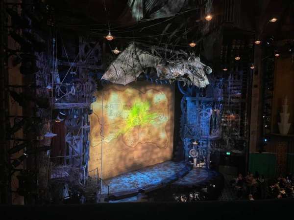 Apollo Victoria Theatre, section: Dress Circle, row: A, seat: 43