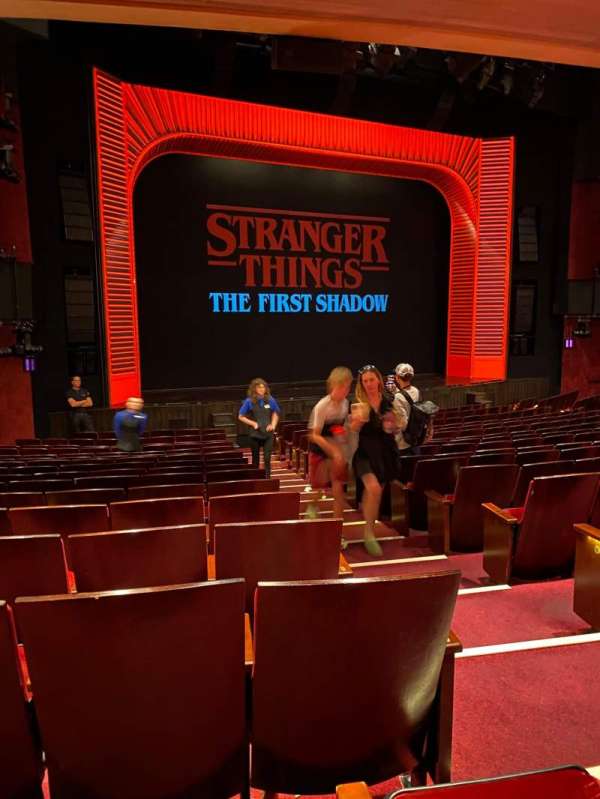 Marquis Theatre, section: Orchestra L, row: S, seat: 3