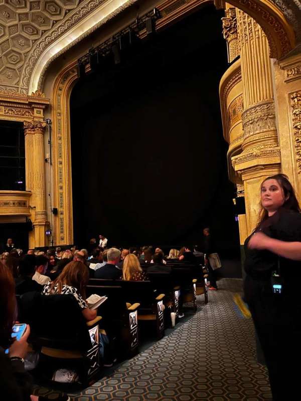 Hudson Theatre, section: Orchestra R, row: N, seat: 12