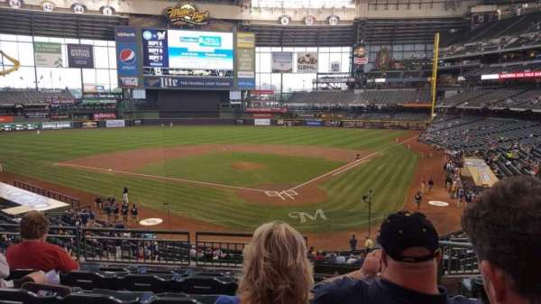 American Family Field, section: 220, row: 6, seat: 1