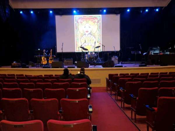 The Town Hall, section: Orchestra LC, row: J, seat: 101