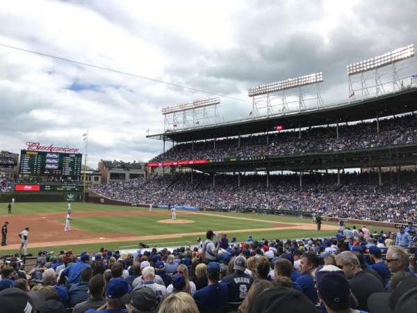 Wrigley Field, section: 110, row: 9, seat: 4
