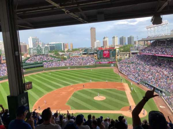 Wrigley Field, section: 413L, row: 5, seat: 5