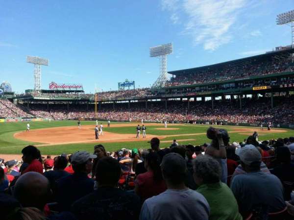 Fenway Park, section: Loge Box 155, row: DD, seat: 5
