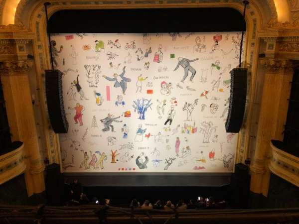 Hudson Theatre, section: Balcony C, row: A, seat: 107