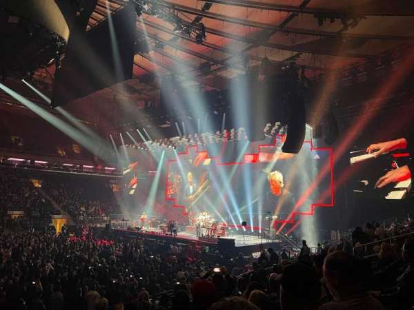 Madison Square Garden, section: 107, row: 9, seat: 3