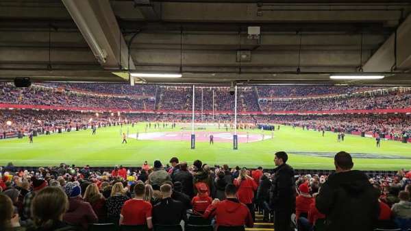 Principality Stadium, section: L18, row: 22