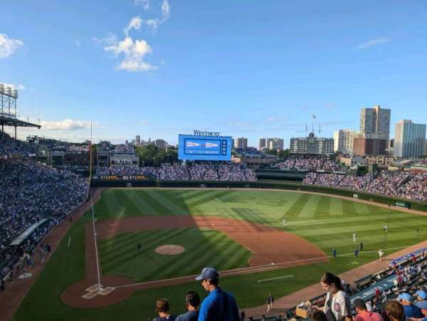 Wrigley Field, section: 321R, row: 8, seat: 14