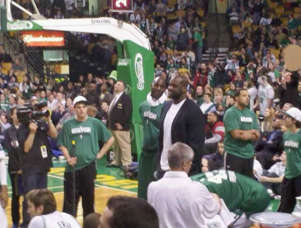 TD Garden, section: 11, row: 3, seat: 6