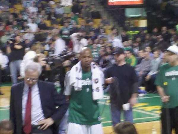 TD Garden, section: 11, row: 3, seat: 6