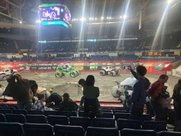 DCU Center, section: 107, row: L, seat: 1