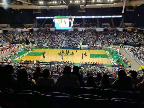DCU Center, section: 210, row: K, seat: 10