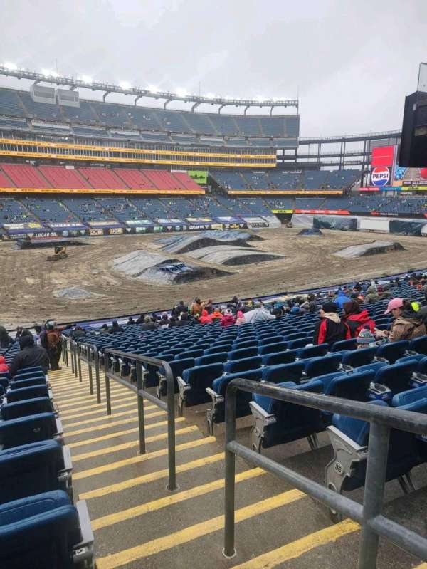 Gillette Stadium, section: 136, row: 38, seat: 1