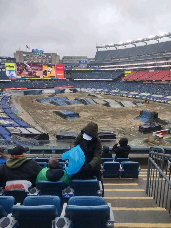 Gillette Stadium, section: 202, row: 7, seat: 3