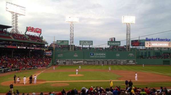 Fenway Park, section: 16-b120, row: NN, seat: 3