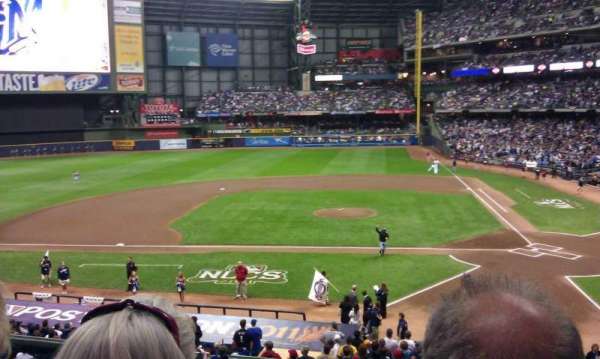 American Family Field, section: 223, row: 2, seat: 2