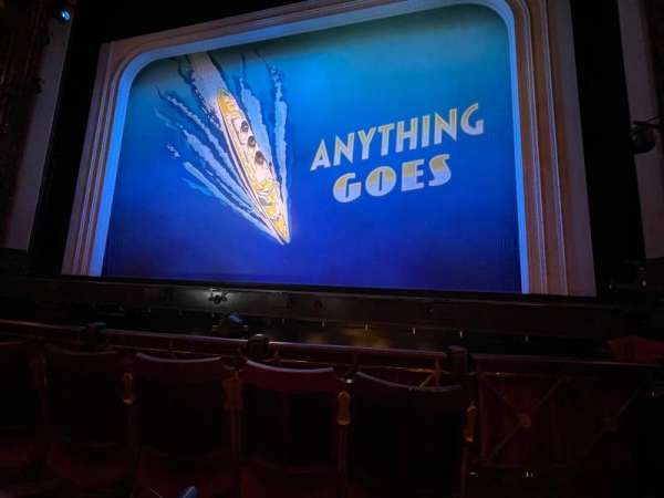 Edinburgh Festival Theatre, section: Stalls, row: A, seat: 23
