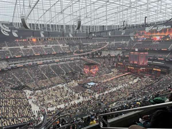 Allegiant Stadium, section: 443, row: 4, seat: 1