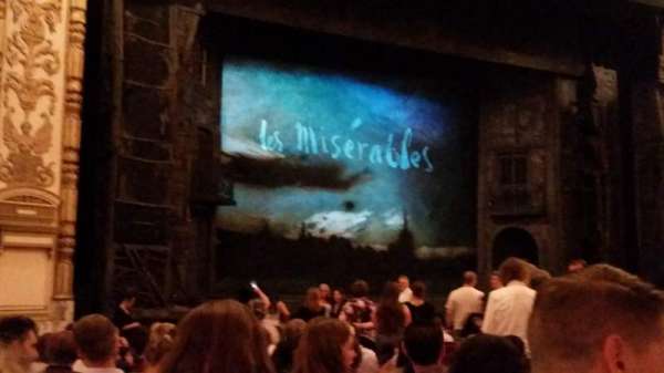 Cadillac Palace Theater, section: Orchestra L, row: O, seat: 17