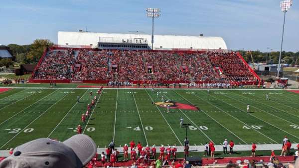 Hancock Stadium, section: 105, row: 22, seat: 13