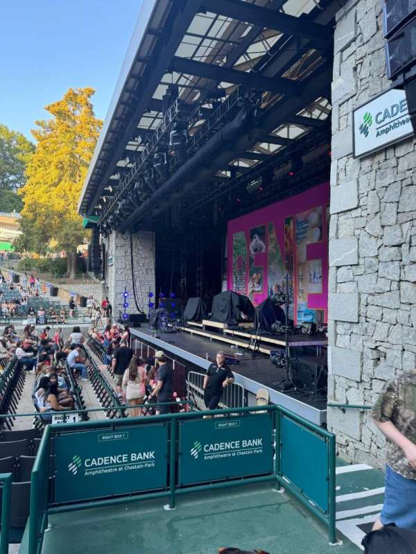 Synovus Bank Amphitheater, section: ORCHESTRA R, row: B, seat: 108-110
