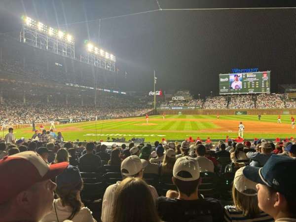 Wrigley Field, section: 124, row: 3, seat: 5