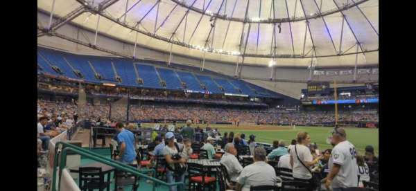 Tropicana Field, section: 132, row: G